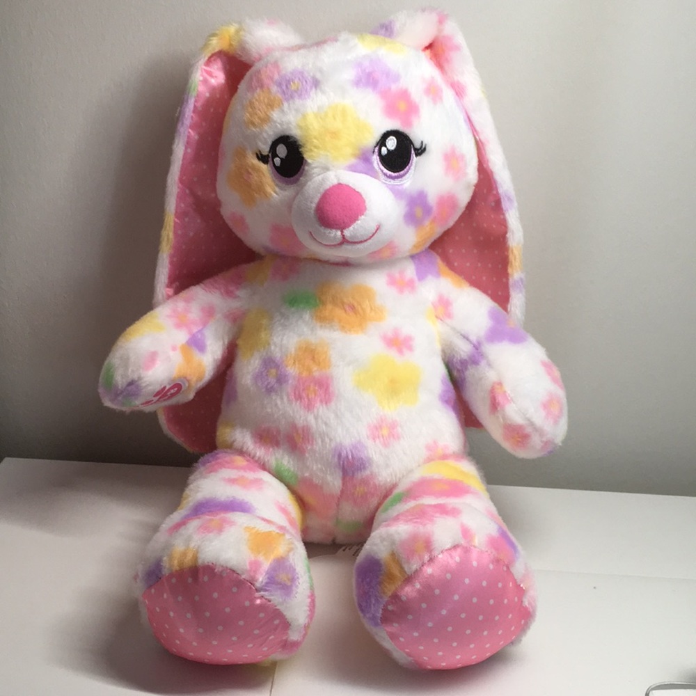 Build-A-Bear Stuff Toy (w flower tie dye design)